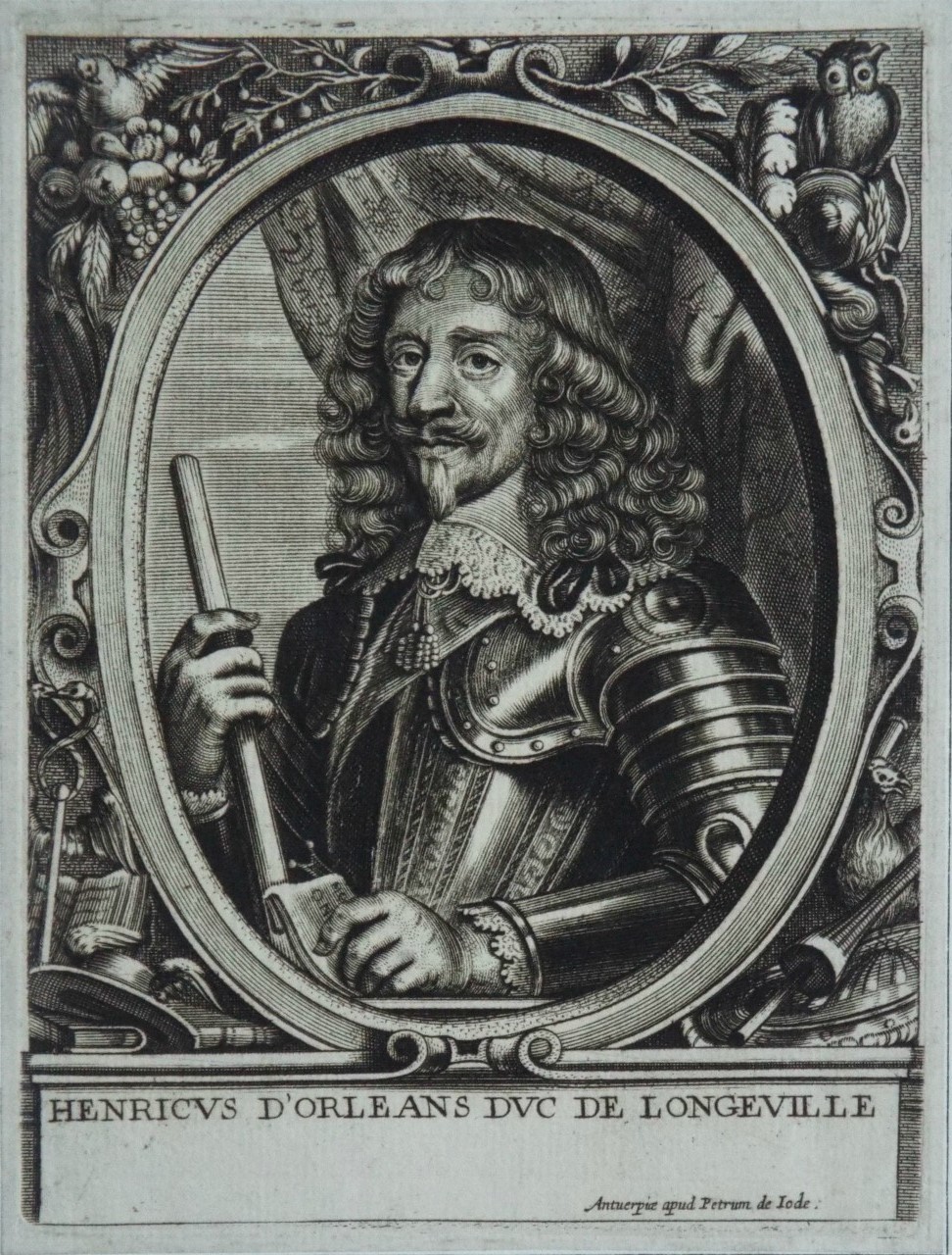 Print - Henricus d'Orleans duc de Longeville - De